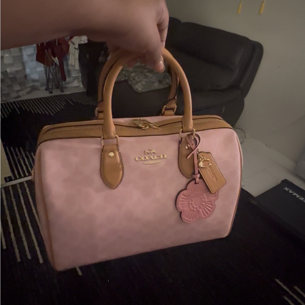 Coach Large Pink Rowan Women's Bag